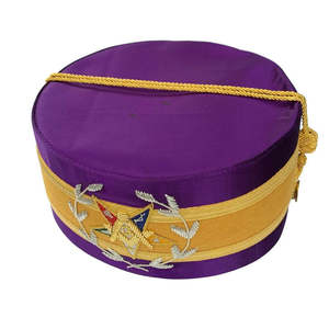 Nueva Gorra de la Orden de la Corona de Alta Calidad, Seda Roja, MOQ Bajo, Servicio OEM, Gorras de la Corona Masónica, Ronpex - Product Image 5