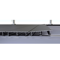 Planches de terrasse décoratives en acier allié série 6000, forme carrée, tempérisées T3-T8, tolérance 1%, haute capacité de charge