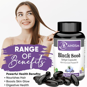 Cápsulas de Aceite de Semilla Negra Prensado en Frío Más Vendidas, Cápsulas de Aceite de Semilla Negra Orgánico Antioxidante, Cápsulas de Gel Suave que Favorecen la Digestión - Product Image 5