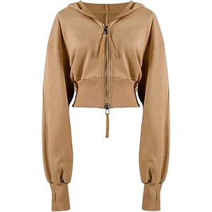 Sweats à capuche pour femmes de haute qualité Meilleur prix Sweat à capuche zippé court A Bold and Comfort 2026 - Product Image 6