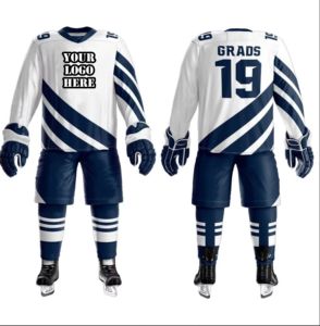Maillot de Hockey sur glace sur mesure coque et chaussettes uniforme de Hockey sur glace sublimation avec votre logo personnalisé - Product Image 1