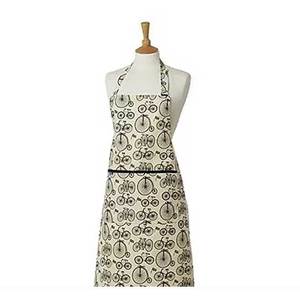 Offre Spéciale cuisine nettoyage pur coton matériel impression personnalisée cuisine tablier de cuisine ensemble - Product Image 4