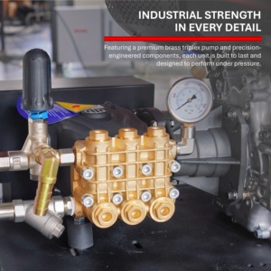 Unité de nettoyage à haute pression à <span class=keywords><strong>essence</strong></span> 24HP 400bar 5800psi pour le traitement des surfaces métalliques, l'élimination de la rouille des tuyaux et l'entretien des ponts - Product Image 3