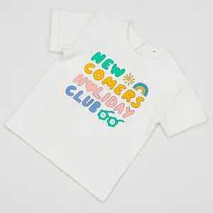 Ensemble tricoté en coton biologique pour bébés et enfants, t-shirt à manches longues et short de cérémonie, vêtements pour enfants de couleur naturelle - Product Image 5