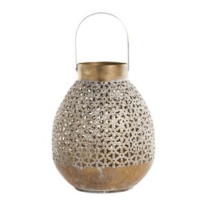 Lanterne en fer de dernière conception fabriquée à la main de Noël Pâques Décoration de la maison Finition dorée Couleurs personnalisées de haute qualité - Product Image 5