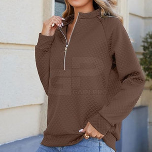 Sudadera Ligera con Cierre de Cremallera para Mujer, Tejido Elástico, Ideal para Running, Entrenamiento, Yoga, Uso Diario Informal - Product Image 3