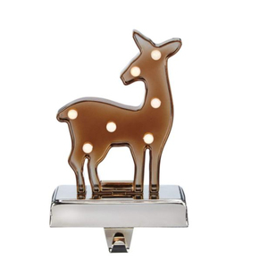 <b>Christmas</b> Reindeer Stocking Hooks Festive and All Occasion Stocking Holders Metal Stocking Hangers for <b>Christmas</b> Decoration Use - Product Image 1