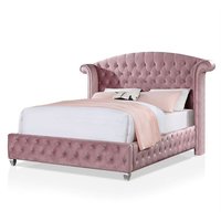 Lit King Size de Luxe Marvello au Design Moderne en Bois de Teck Écologique, Confortable et Durable, Ensemble de Chambre pour Appartements/Hôtels