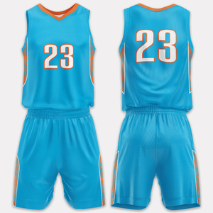 Maillots et shorts de basketball respirants 100 % polyester 2026 – Tenues d'entraînement d'été OEM imprimées grandes tailles 180g – Vente en gros - Product Image 4