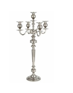 Hot Selling Brass <b>Tall</b> Candelabra With Five Candle in Gold Plated for Dinner Party <b>Table</b> Centerpiece Available Customized Size. - Product Image 6