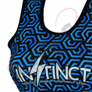 Soutien-gorge de sport bleu doux pour femme, léger et respirant, réversible, design simple, vente en gros - Product Image 4