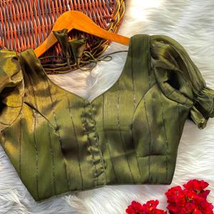 เสื้อเบลาส์ Zimi Chu slub จากวัสดุที่ทันสมัยพร้อมเสื้อมีลวดลายเป็นฟองเปิดและปมที่สวยงามสำหรับฤดูร้อน - Product Image 2