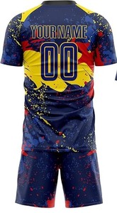 Short en jersey de football unisexe, respirant, anti-UV, à séchage rapide, dernier style d'équipe, uniforme, technique de sublimation, OEM - Product Image 3