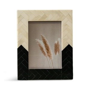 Modern Style High Quality Wood and Resin Table Top <b>4x6</b> and 8x10 Square MDF Board Photo <b>Frame</b> Decorative Glass Front - Product Image 2