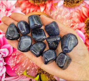 Vente en gros de belles pierres naturelles polies en lolite de haute qualité cristaux de pierres précieuses de guérison en vrac - Product Image 2