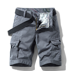 2024 pantalones cortos de sarga de verano de alta calidad para hombre, pantalones cortos transpirables de secado rápido para hombre, pantalones cortos de algodón con estampado personalizado OEM - Product Image 5