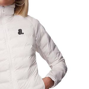 Nouvelle veste hybride de streetwear d'hiver pour femmes, fermeture éclair, coupe ajustée, légère, rembourrée, col montant, coupe-vent - Product Image 6