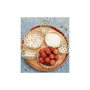 Panier de vannage naturel traditionnel Met Tre Vietnam fait à la main écologique durable léger modèle Helen - Product Image 5