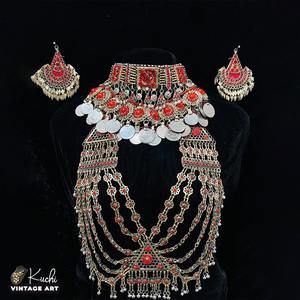 สร้อยคอทำมือจากลูกปัดโลหะผสมทองแดง สไตล์โบฮีเมียน วินเทจ ดั้งเดิม สำหรับผู้หญิง งานปาร์ตี้ งานเทศกาล - Product Image 1