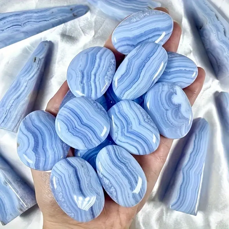 blue lace agate pendant