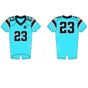 Los uniformes de fútbol americano más populares diseñan su propio logotipo Uniformes de fútbol americano para hombres de material sólido - Product Image 2