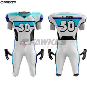 ปรับแต่งชุดอเมริกันฟุตบอลชายชุดระเหิดพร้อมพิมพ์โลโก้ชุดอเมริกันฟุตบอล - Product Image 4