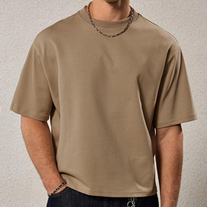 T-shirts personnalisés pour hommes, style streetwear décontracté, coupe courte et ample, 100% coton, col rond, surdimensionnés, 230 grammes, tricot imprimé - Product Image 2