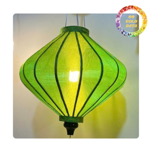 Linterna de seda de Vietnam | Ideal para mediados de otoño y decoración | Varios tamaños y colores - Product Image 2