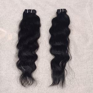 Extensions de cheveux humains Remy indiens de style vague naturelle de 26 pouces extension de cheveux humains non traités - Product Image 3