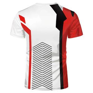 Camisetas de hombre de alta calidad microfibra de moda con mangas cortas al por mayor para impresión por sublimación - Product Image 4