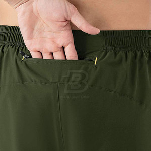Shorts de sport décontractés à taille mi-haute, dernier design, avec logo personnalisé, respirants et à séchage rapide pour hommes - Haute qualité, vente en ligne - Product Image 6