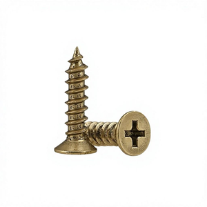 Brass Countersunk Phillips Self-Tapping <b>Screw</b> <b>M2</b>-M35 Metric - Product Image 1