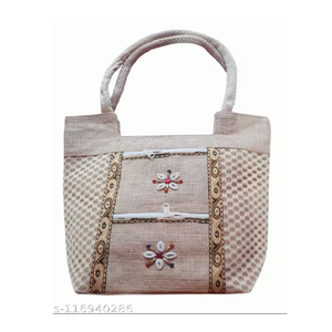 ถุงผ้าปอกระเจาถักสไตล์โบฮีเมียนสำหรับผู้หญิงกระเป๋าช้อปปิ้งเสื้อผ้าธรรมชาติแบบซิปใช้ในชีวิตประจำวัน - Product Image 3