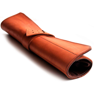 Sac de rangement pour couteaux en cuir de qualité supérieure avec un design durable pour les outils de cuisine, couleur et taille personnalisables, peut contenir jusqu'à 35 couteaux - Product Image 4