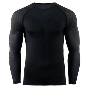 Camisa de compresión Rash Guard personalizada para hombre - Product Image 1