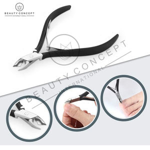 Stainless Steel Cuticle Trimmer Nippers Nail Clippers Non-slip Colored Handle Wide Jaw Opening Precise Removal Durable Washable - Product Image 5