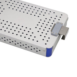 Boîte de stérilisation manuelle en acier inoxydable de qualité supérieure pour instruments ORL, avec coussinet en silicone, pour la désinfection des instruments d'oreilles, d'yeux, de nez et de gorge - Product Image 6
