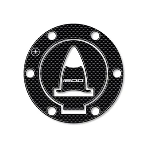 Adesivi 3D Personalizzati per Tappo Serbatoio DUCATI MULTISTRADA 1200, Logo in Carbonio per Protezione Moto - Product Image 1