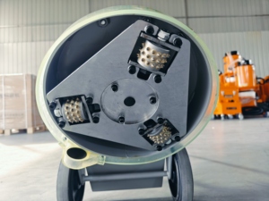 YM-320D Marmor-Epoxid-Elektrische Terrazzo-Maschine Diamant-Betonbodenschleifer mit Staubabsaugung - Product Image 3