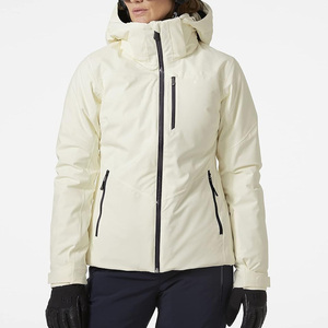 Chaqueta de esquí OEM para mujer de ajuste personalizado con material impermeable a prueba de viento Impresión de logotipo estilo de ropa de calle y etiqueta privada - Product Image 2