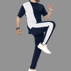 Ropa de entrenamiento personalizada para correr, chándales de verano para hombre con logotipo personalizado, material de algodón y poliéster, chándales de verano para hombre - Product Image 6