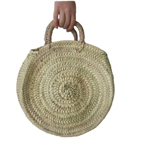 Runde Strohkorb tissé papier corde sac Crochet macramé sacs de plage directement du fournisseur indien - Product Image 1