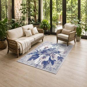 <b>RUGS</b> DEPOT LXDP-0346 Wholesale Multicolor Neutral Contemporary Geometric Digital Printed Machine Washable <b>Chenille</b> <b>Rug</b> Non Slip - Product Image 6