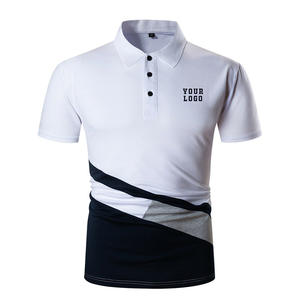 Polo informal de manga corta para hombre, Camiseta con estampado de logotipo bordado, Polo para hombre - Product Image 4