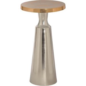 Mesa auxiliar de metal dorado, mesa de centro para sala de estar, mesa de centro lateral para hotel y restaurante - Product Image 4