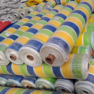 Rollos de tela de polietileno de peso pesado 90gsm-250gsm impermeable y estilo liso para multiusos usados en fábrica - Product Image 1