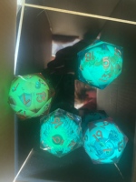 Eye DND Dés Dragon Eye Liquid Core Sharp Edge Jeu de dés faits à la main pour donjons et dragons D20 Dés géants