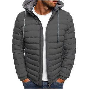 Hommes hiver automne et hiver mâle vêtements amples en plein air vêtements de sport décontractés mode Streetwear Style à capuche chaud veste à glissière - Product Image 6