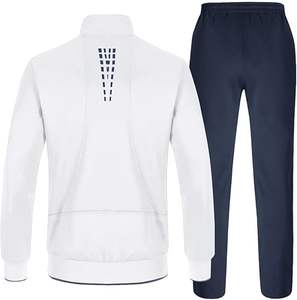 Conjunto Deportivo de Alta Calidad con Chaqueta con Cierre y Pantalones Deportivos, Diseño Ecológico y Elegante en Dos Tonos, Conjuntos Deportivos para Hombre - Product Image 2