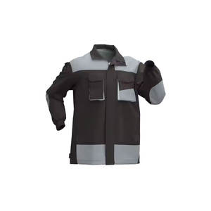 ชุดเครื่องแบบทำงานผ้าฝ้ายแท้แขนยาวแบบปรับแต่งได้สำหรับฤดูร้อนมีคุณสมบัติสะท้อนแสงมีบริการ OEM - Product Image 6